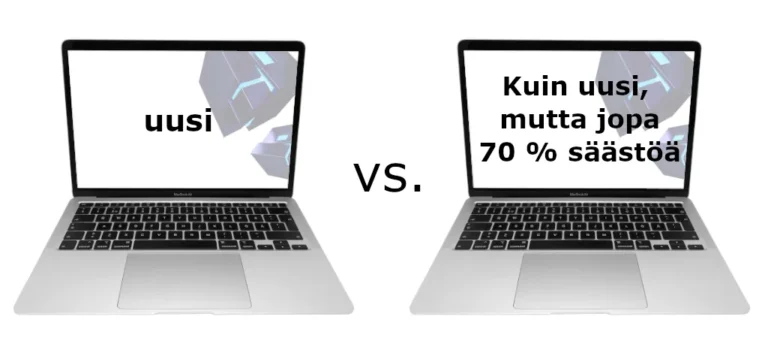 Käytetty vai uusi kannettava tietokone