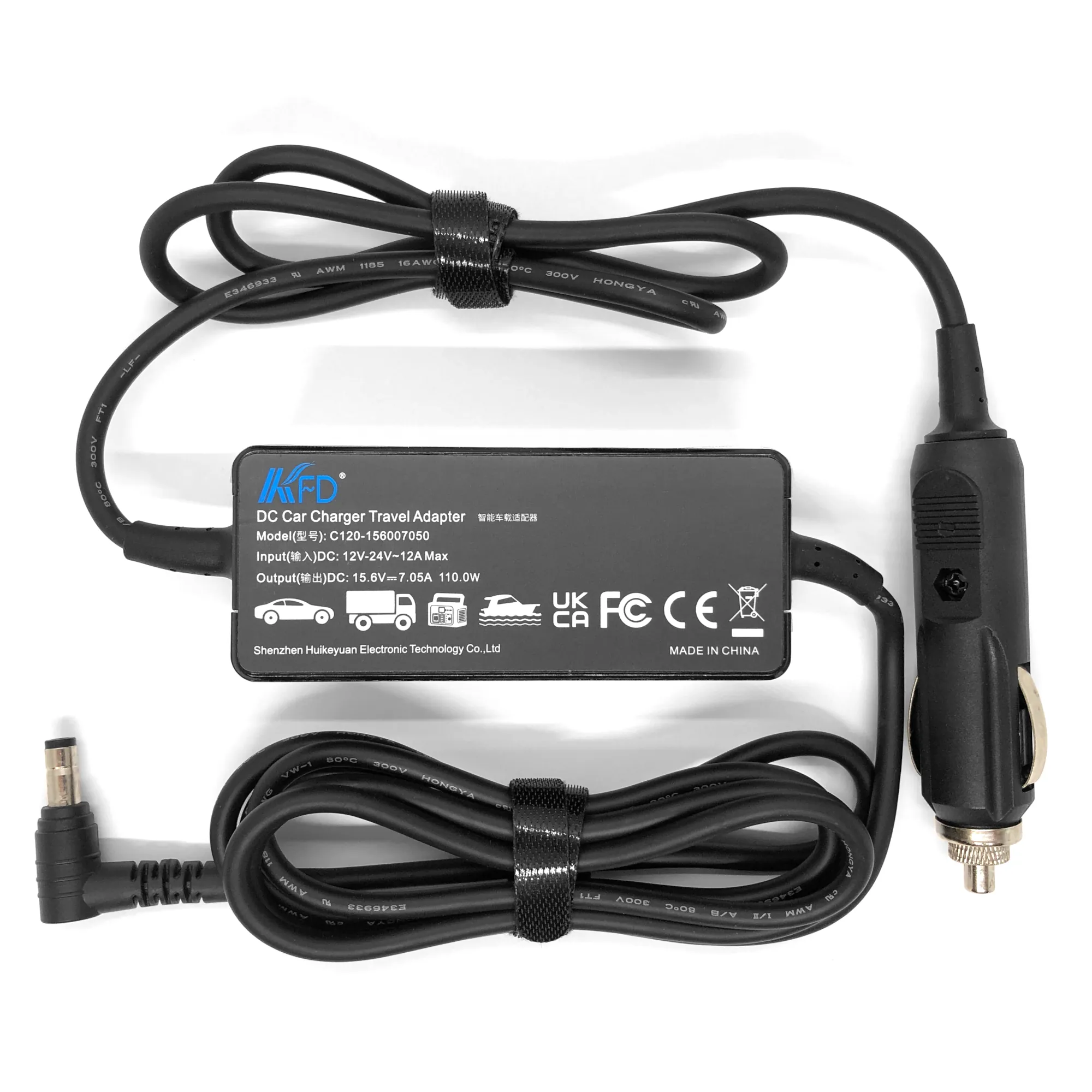 Panasonic ajoneuvovirtalähde 12-24V 15.6V 7A 110W