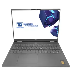 Avattu Dell Precision 7670 kannettava tehotyöasema, näyttäen kirkkaan 16 tuuman näytön.