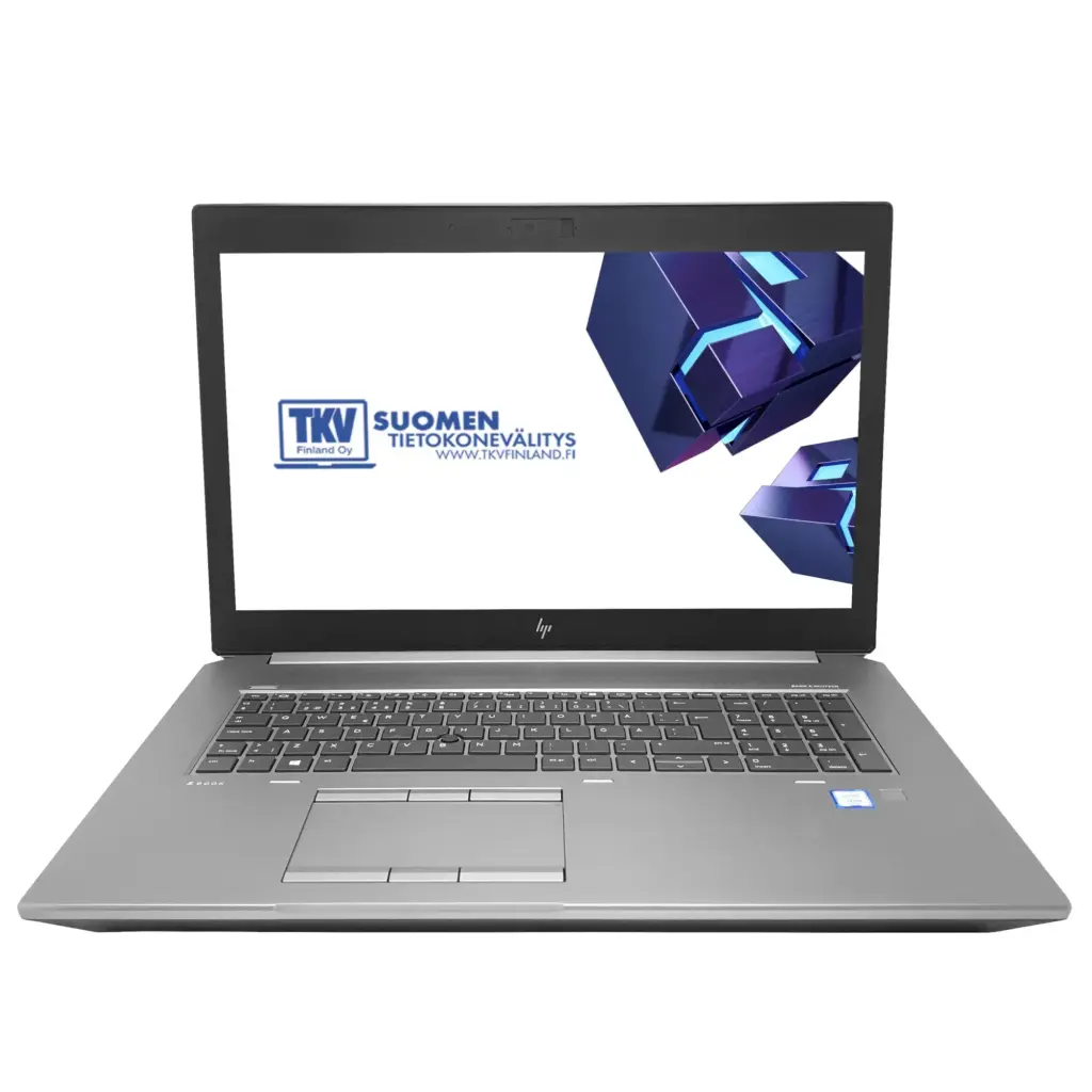 Avattu HP ZBook 17 G6 tehotyöasema, näyttäen laajan 17 tuuman IPS-näytön.
