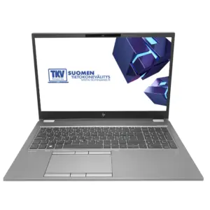 Avattu HP ZBook Fury 15 G8 tehotyöasema, näyttäen terävän 15 tuuman näytön.
