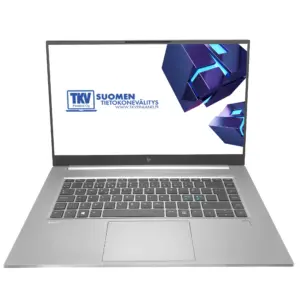 Avattu HP ZBook Studio G8 tehotyöasema, näyttäen terävän 15 tuuman IPS-näytön.