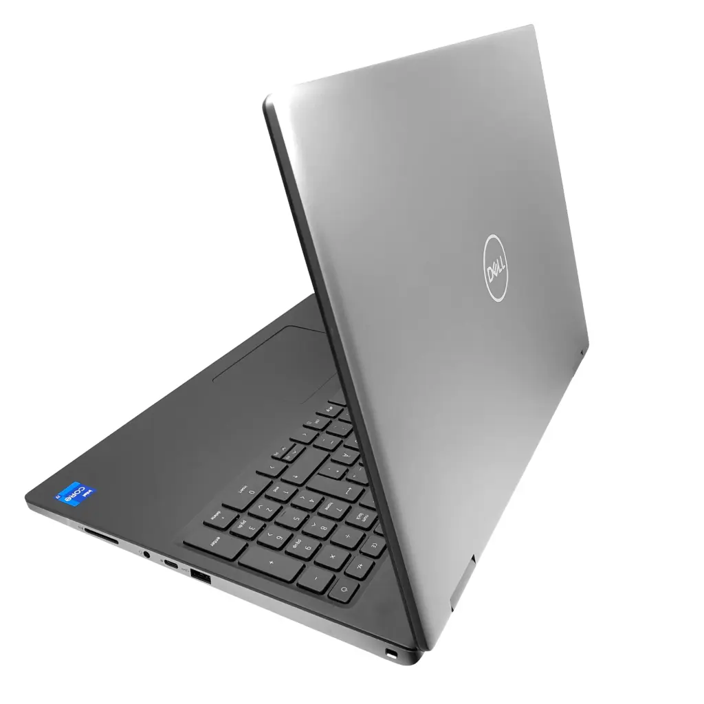 Dell Precision 7670 oikea sivu, paljastaen SD-kortinlukijan ja perinteiset USB-portit.
